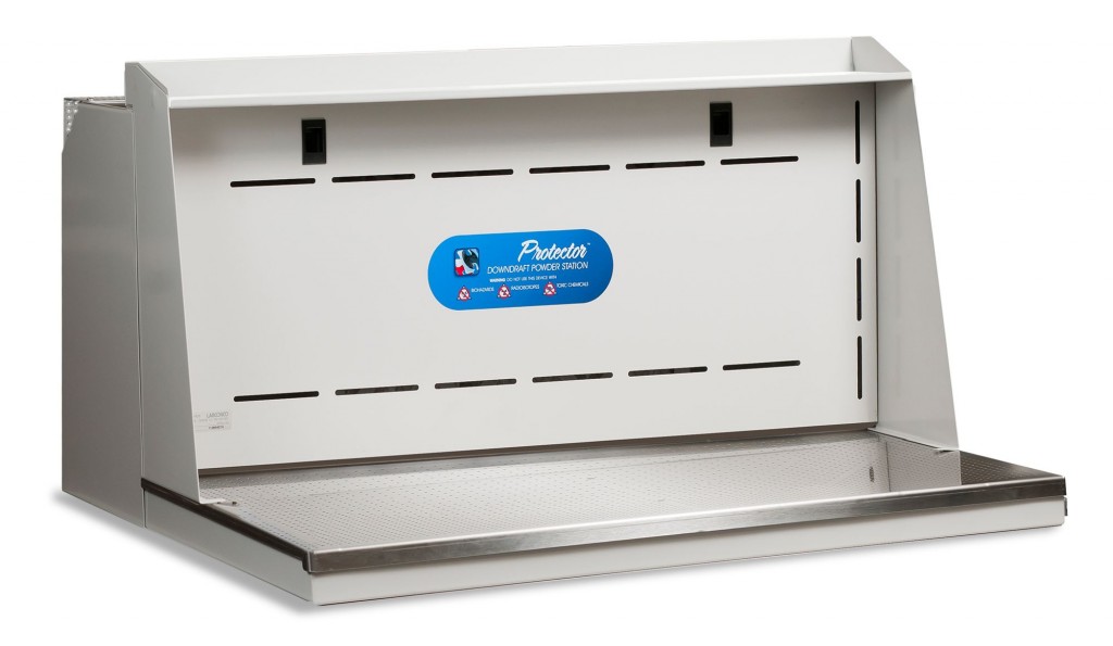 3410001 - 3' Protector Downdraft Powder Station