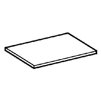 4882803 - 4' Flat Solid Epoxy Work Surface