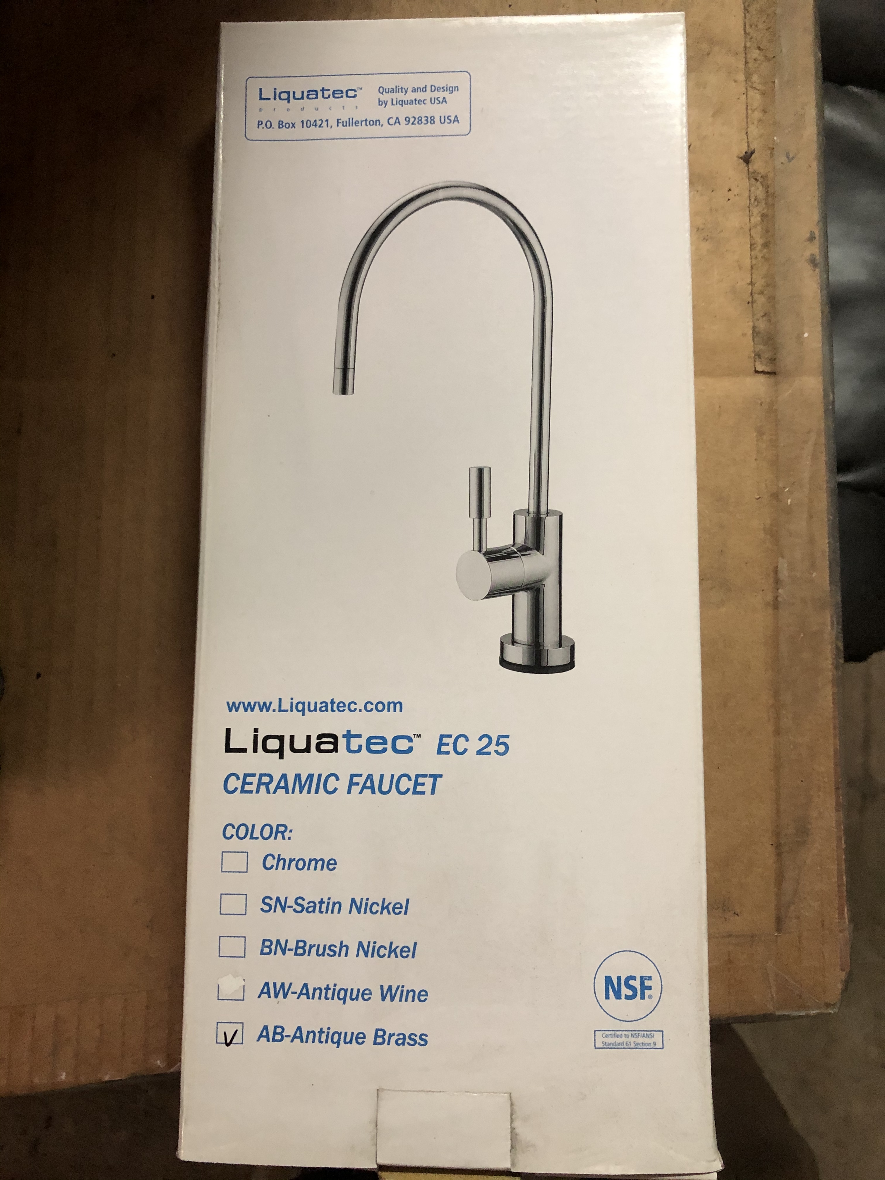 EC 25-NEW OLD STOCK - Liquatec Ceramic Faucet EC 25-NEW OLD STOCK - Liquatec Ceramic Faucet